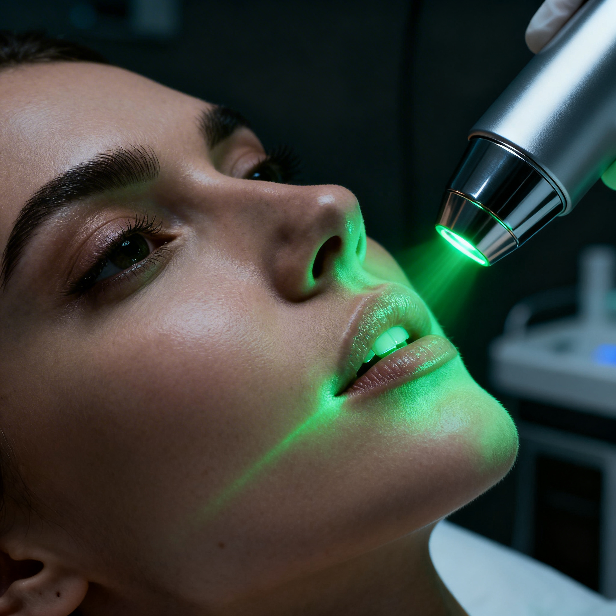 Laser skin treatment